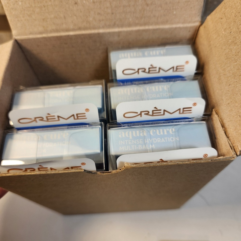 The Creme Shop Aqua Cure Intense Hydration Multi-Balm 6 Pack MTB9188 NEW - Picture 5 of 8